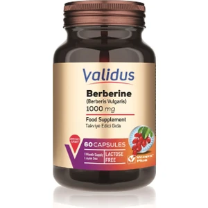 Berberin (Berberis Vulgaris) 1000 Mg 60 Capsules