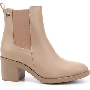 Kadın Nude Kalın Topuklu Chelsea Bot