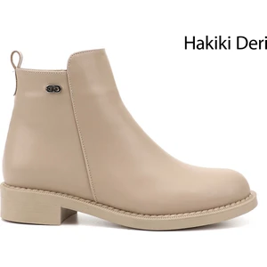 Kadın Nude Fermuarlı Termo Taban Bot