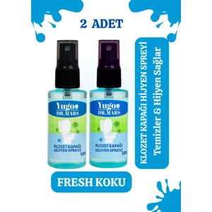 Yugodrmars Klozet Kapağı Temizleyici Yüzey Dezenfektan Sprey Hijyen 50ML ( 2 Adet)