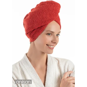 %100 Pamuk Kiremit Havlu Bone Saç Kurutma Bonesi Kafa Havlusu Duş Banyo Bonesi Islak Saç Kurulama Bone