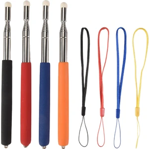 Sınıf Için 4 Adet Teleskopik Işaret Çubuğu El Askılı Öğretmen Işaretçisi Geri Çekilebilir Işaretçi Beyaz Tahta Işaretçisi (Yurt Dışından)