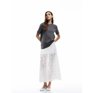 Kısa Kollu Bisiklet Yaka Pamuklu Basic Tişört