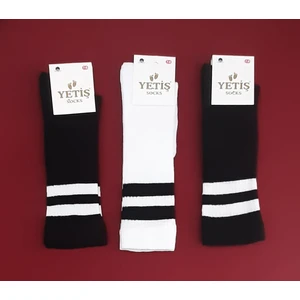 Yetiş Socks Dizaltı Kız Çocuk Okul Çorabı 3'lü Paket