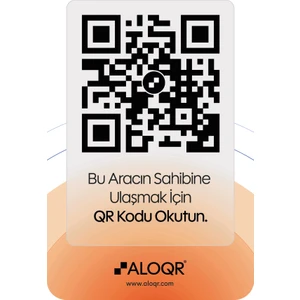 Gündoğumu Turuncusu Qr, Yeni Nesil Dijital Araç Numaratörü, Akıllı QR Kodlu Park Etiketi, Numara Gizleme ve Araç İletişim Sistemi