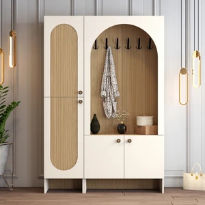 Variant Mobilya Variant Palermo Portmanto Kl V108 - Krem / Gölge Çizgili Meşe