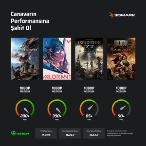 Tulpar T6 V3.7 Intel Core I9 13900HX 16 GB Ram 500 GB SSD 12 GB Rtx 5070 Ti Freedos 16" Qhd+ 180 Hz Taşınabilir bilgisayar