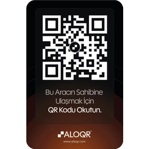Gece Kızılı Qr, Yeni Nesil Dijital Araç Numaratörü, Akıllı QR Kodlu Park Etiketi, Numara Gizleme ve Araç İletişim Sistemi