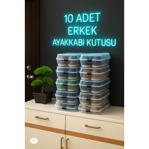 Erkek Ayakkabı Kutusu 10 Adet