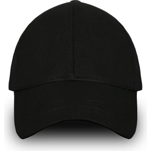 Siyah Unisex Beyzbol Kep Şapka