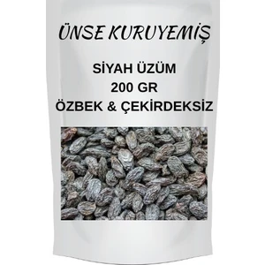 Siyah Üzüm 200 gr ( Çekirdeksiz & Özbek )