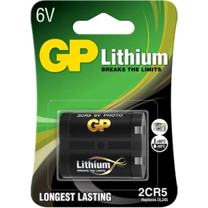 Gp 2CR5 6V Lityum Pil Fotoğrağ Makinesı Pili
