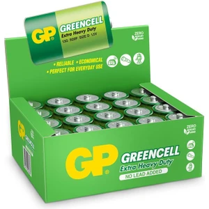Greencel R20 Kalın D Boy Çinko Pil 20'li Paket GP13-2S2