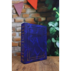 NRCN 10x15 cm 200'lük Ciltbezli Deluxe Fotoğraf Albümü Lacivert