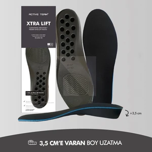 Active Team BU01 - 3,5 Cm Boy Uzatıcı | Gizli Topuk Yükseltici, Yastıklamalı Boy Uzatma İç Tabanlık