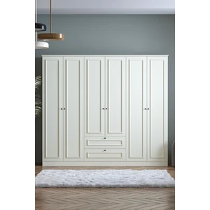 Mira 6 Kapaklı 2 Çekmeceli Dolap