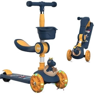 3'ü 1 Arada Katlanabilir Bebek Scooter'ı (Yurt Dışından)