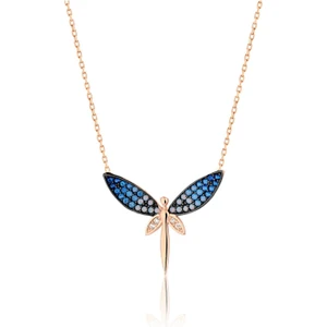 Papatya Silver Gümüş Yusufçuk Kolye