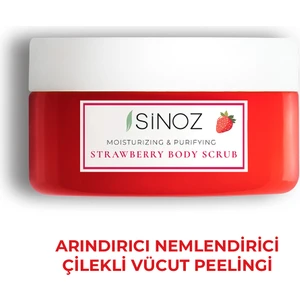 Body Scrub Besleyici Arındırıcı Nemlendirici Çilekli Vücut Peelingi 300 gr