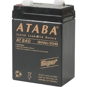 Ataba AT-640 6V 4 Düz Akü (Wbd)