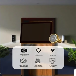 Cs-Hp2 (2mp) Wıfı 1080P Görüntülü Diyafon Bronz