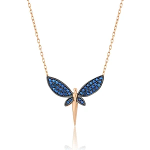 Papatya Silver Gümüş Yusufçuk Kolye