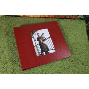 NRCN 10x15 cm 600’lük Deri Klasör Tipi Fotoğraf Albümü Kırmızı