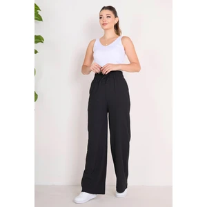 Beli Lastikli Pantolon Siyah - 27074