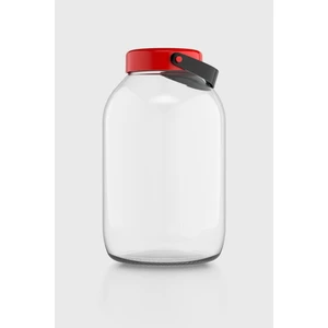 Macro 5000 ml Kırmızı Kapaklı Cam Kavanoz 131017