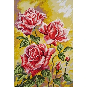 Goblen Etamin İşleme Seti 40 x 50 cm Güller Deseni