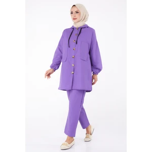 Tunik Pantolon Ikili Takım Lila - 27290