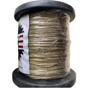 Pvc İzoleli Çelik Tel Halat 200 Metre Kurutmalık Sera Mutfak Bahçe Kamp