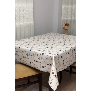 Decorekor astarlı Elyaf Tabanlı Silinebilir Hijyenik Muşamba Pvc Masa Örtüsü 211.A