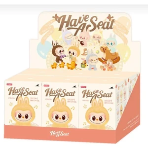 DMR Accessoire 6 Adet Labubu Have A Seat Serisi Oturan Labubu Model Rasgele Renk Sürpriz Kutu 6 Lı Set