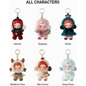DMR Accessoire 6 Adet Skullpanda Labubu Sürpriz Kutu Rasgele Renk 6lı Set Gotik Kız Bebek Skull Panda