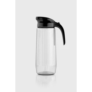 Beluga 1500 ml Siyah Kapaklı Gravürlü Cam Sürahi 111021