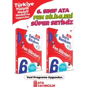 6. Sınıf Fen Bilimleri Süper Set (Soru Bankam + Çalışma Kitabım)