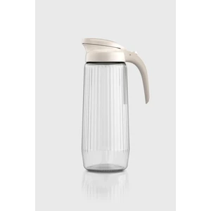 Beluga 1500 ml Bej Kapaklı Gravürlü Cam Sürahi 111021