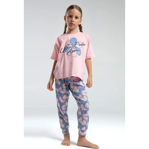 U.s. Polo Assn. Garson Kız Çocuk Kısa Kol Paça Lastikli Pijama Takım