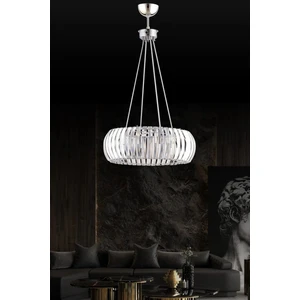 Venüs 40'lık Gümüş Kristal Taşlı Avize