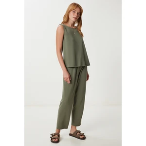 Modal Bluz Pantolon Takım LDZ0039 Haki