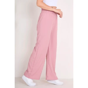 Beli Lastikli Pantolon Gül - 27074