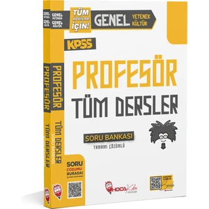2026 Kpss Gy-Gk Önlisans-Lisans Tamamı Çözümlü Profesör Soru Bankası