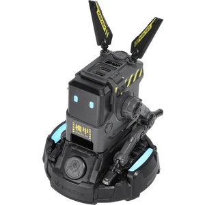 ALPHA65 Robot Figürlü 65W Hızlı Şarj Adaptörü ve Şarj Standı, Gri