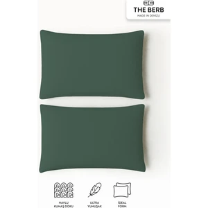 The Berb | 2'li Havlu Dokulu Yastık Kılıfı Seti | 50 x 70 | Fermuarlı | Yumuşak Terry Kumaş