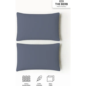 The Berb | 2'li Havlu Dokulu Yastık Kılıfı Seti | 50 x 70 | Fermuarlı | Yumuşak Terry Kumaş