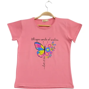 Kelebek Tshirt Gül Kurusu