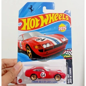 Hot Wheels Ferrari 365 Gtb4 Competizione 2025 Model Uzun Kart 1:64 Diecast Araba