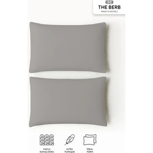 The Berb | 2'li Havlu Dokulu Yastık Kılıfı Seti | 50 x 70 | Fermuarlı | Yumuşak Terry Kumaş