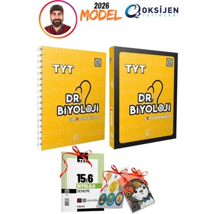 2026 Model Oksijen Yayınları Dr Biyoloji Tyt Video Ders Kitabı ve Tyt Soru Bankası Seti 3 Hediyeli